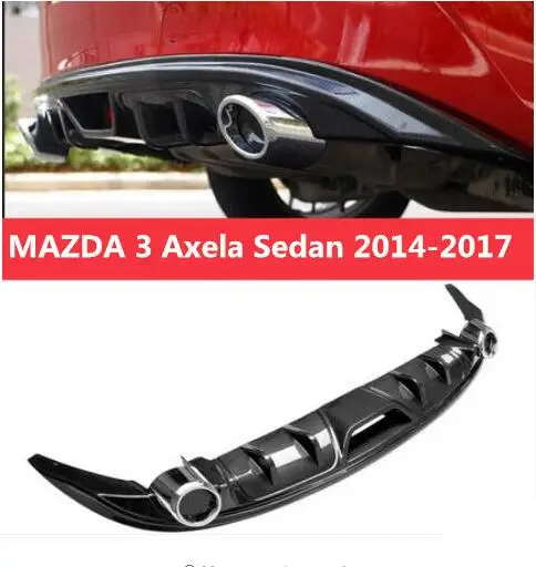 Высокое качество ABS Автомобильный задний бампер для губ диффузор подходит 14-17 Mazda