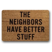 the neighbors have better stuff doormat non slip machine washable outdoor indoor entrance doormat decor rug mat