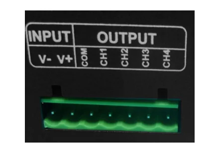 Светодиодный 12 V 24 V DMX512 декодер DMX Управление; DMX512 цифровой Управление преобразования сигнала в PWM сигналов для Светодиодная лампа Выходная 4CH