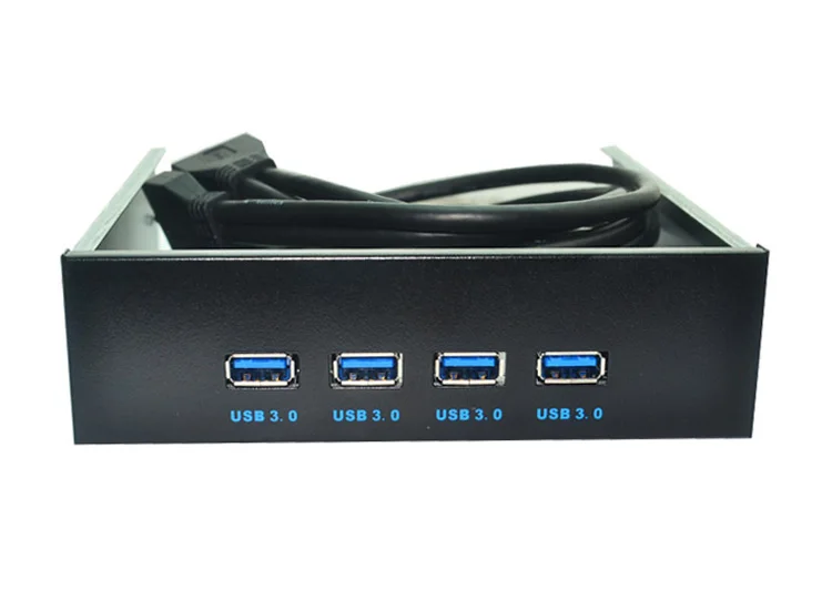 L 4 порта USB 3 0/USB2.0 5 дюймовая передняя панель с адаптером питания 25 разветвитель