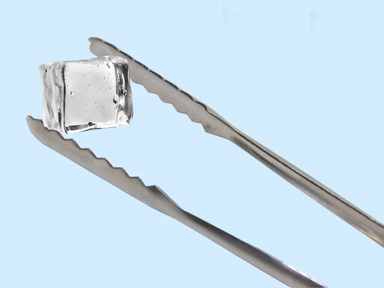 Щипцы для льда из нержавеющей стали с акриловым имитирующим Кристалл ведром