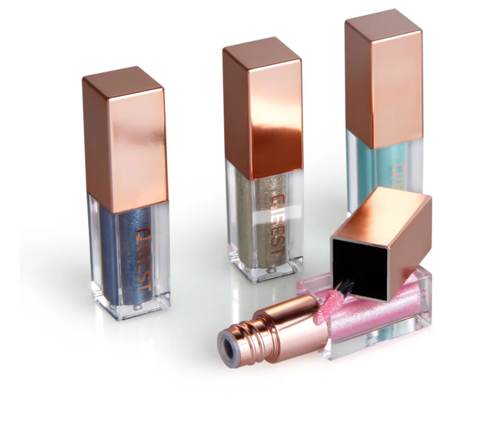 Блестящая жидкая подводка для век QIBEST Водостойкая Подводка макияжа долговечная