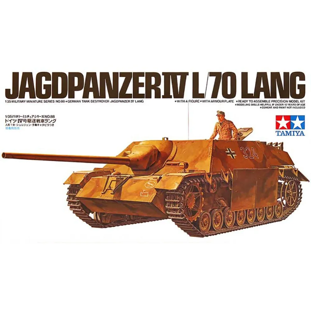 Tamiya 35088 1/35 немецкий танк Jagdpanzer IV L/70 Lang Военная сборка AFV модель строительные