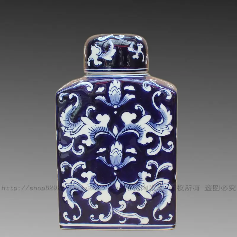 Jingdezhen Blue ceramic export foreign trade the original list and white storage tank POTS modern fashion vase | Дом и сад