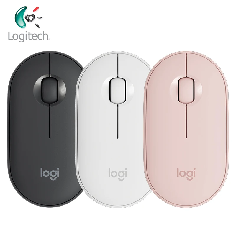 Logitech 2018 Newest PEBBLE Bluetooth Mouse Thin&ampLight Mice 1000DPI 100g High Precision Optical Tracking Unifying Colorful | Компьютеры