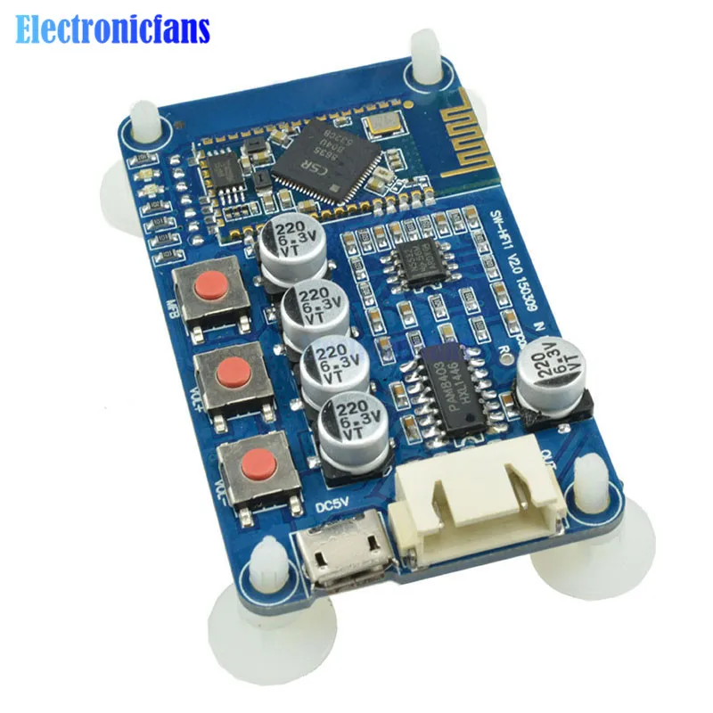 PAM8403 Bluetooth 4 0 аудио приемник HF11 CSR8635 стерео усилитель модуль USB интерфейс для