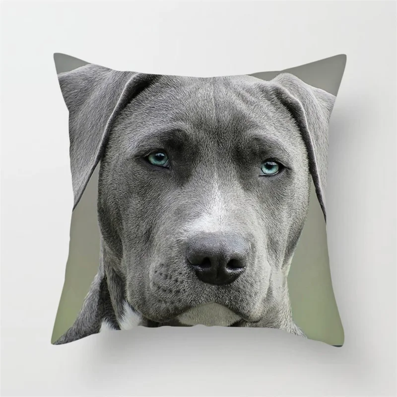 Fuwatacchi симпатичная наволочка для собаки диванной подушки дивана спальни льняная