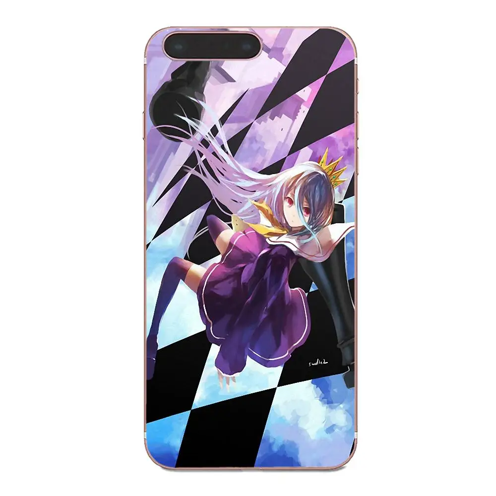 Мультфильм нет игры жизни Shiro для Galaxy A3 A5 A7 On5 On7 2015 2016 2017 Grand Alpha G850 Core2 Prime S2 I9082 ТПУ