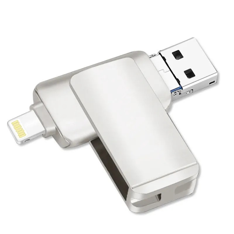 Eaget OTG USB флеш-накопитель 3 0 Флешка 16/32/64/128 ГБ MFi для iPhone X/8/7/6 Plus iPad ключ | Компьютеры и