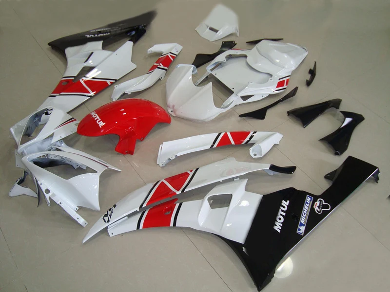 Набор обтекателей для YAMAHA YZFR6 2006 2007 YZF R6 06 07 YZF600 ABS белые красные черные Обтекатели +