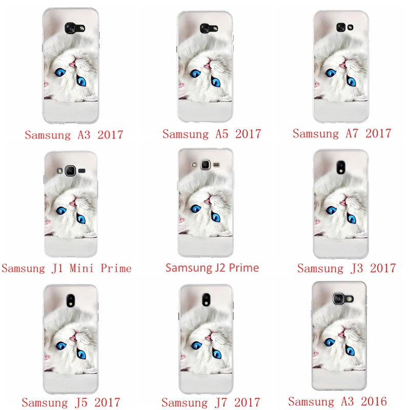 Чехол для Samsung Galaxy A5 A3 A7 J3 J5 J7 2017 2016 J2 J1 Mini Prime силиконовый чехол из ТПУ милый S5 S6 S7 |