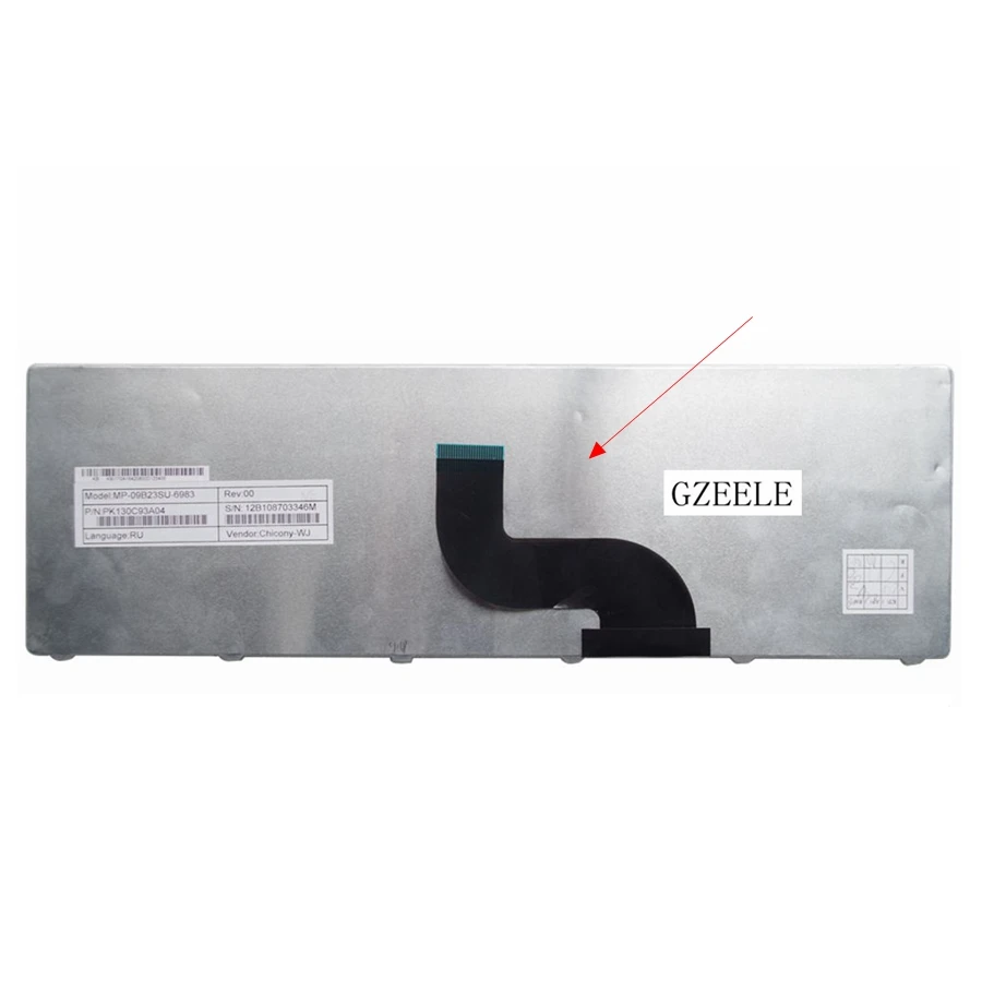 Клавиатура GZEELE для ноутбука Acer Aspire Русская клавиатура 5750 5253 5333 5340 5349 5360 5733 5733Z 5750Z
