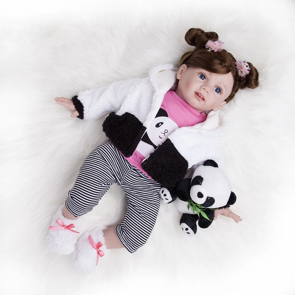 60 см силиконовые виниловые игрушки Reborn Baby Doll для девочек принцесса малыш живые