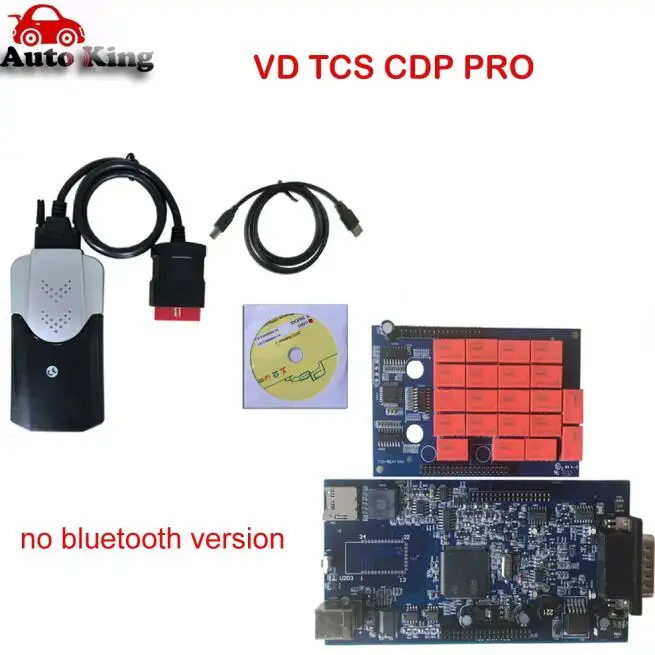 Blue PCB no BT 0 программное обеспечение keygen с bluetooth vd tcs cdp pro для vd ds150e cdp автомобили Грузовики Авто obd obd2 диагностический инструмент сканирования - Цвет: Blue PCB no BT