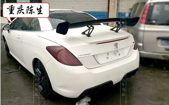 ABS Грунтовка заднего крыла автомобиля спойлер багажника для GT все Седан универсальный 1949- Быстрый EMS(с лампой
