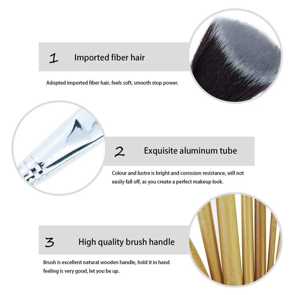 5Pcs Professional Makeup Brushes Brush Set Multipurpose Cosmetic Blending Contour maquiagem Kits | Красота и здоровье