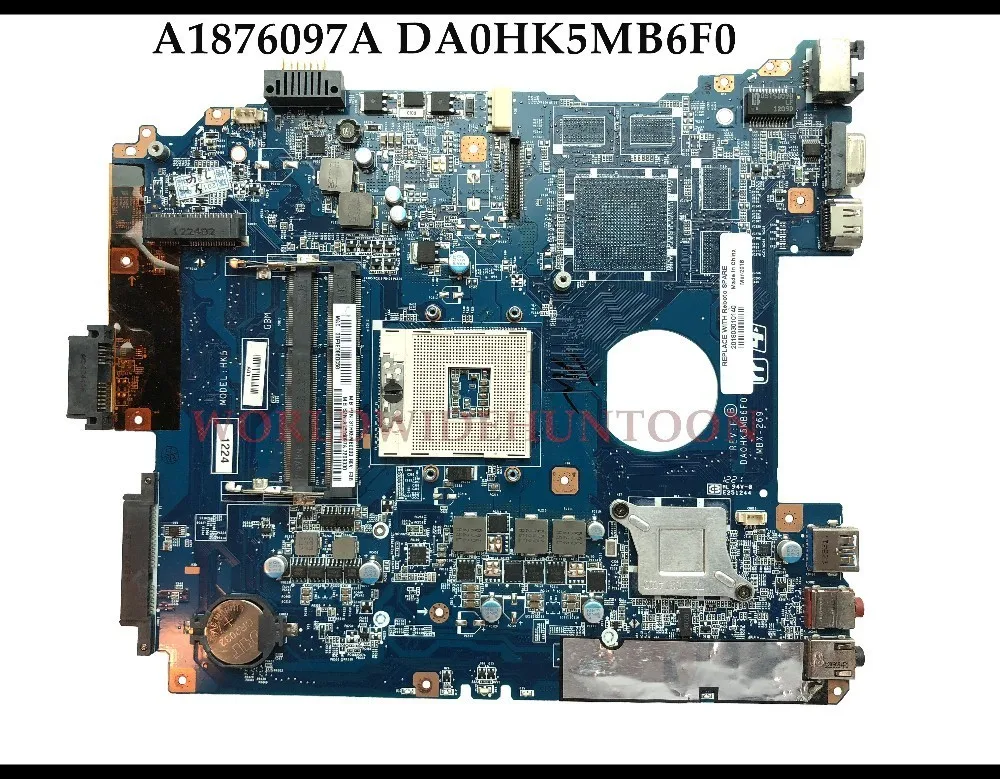 Материнская плата для ноутбука SONY SVE15 серия A1876097A DA0HK5MB6F0 HK5 HM76 PGA989 DDR3 100%
