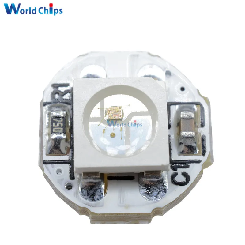 10x10 100 бит печатная плата WS2812B полноцветная DC5V SMD 5050 RGB Светодиодная панель