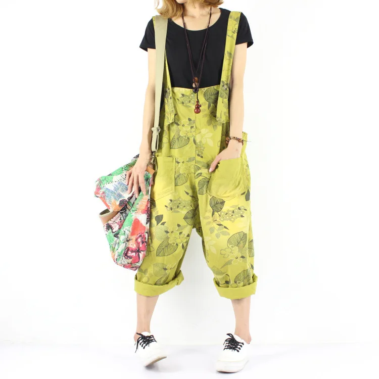 Новые Большие размеры джинсовые комбинезоны женские в Корейском стиле