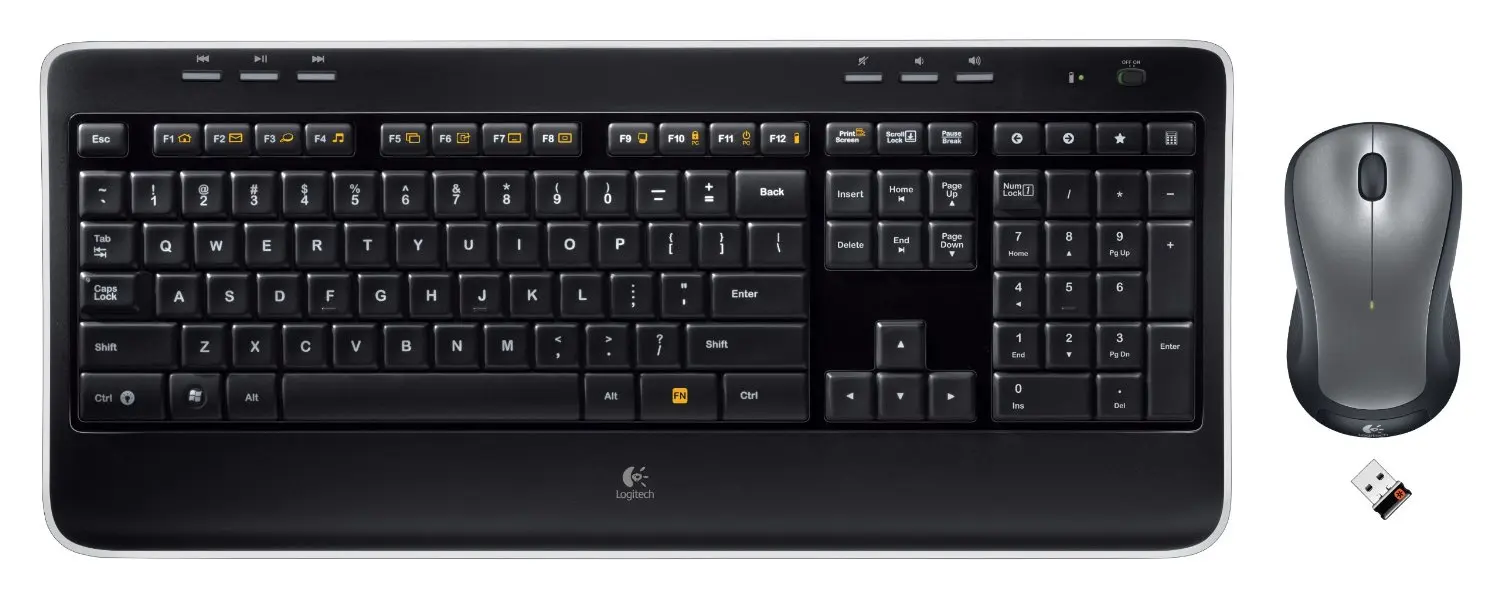 Logitech Беспроводной комбо Mk520 с клавиатурой и Мышь|combo computer|combo logitechcombo cf |