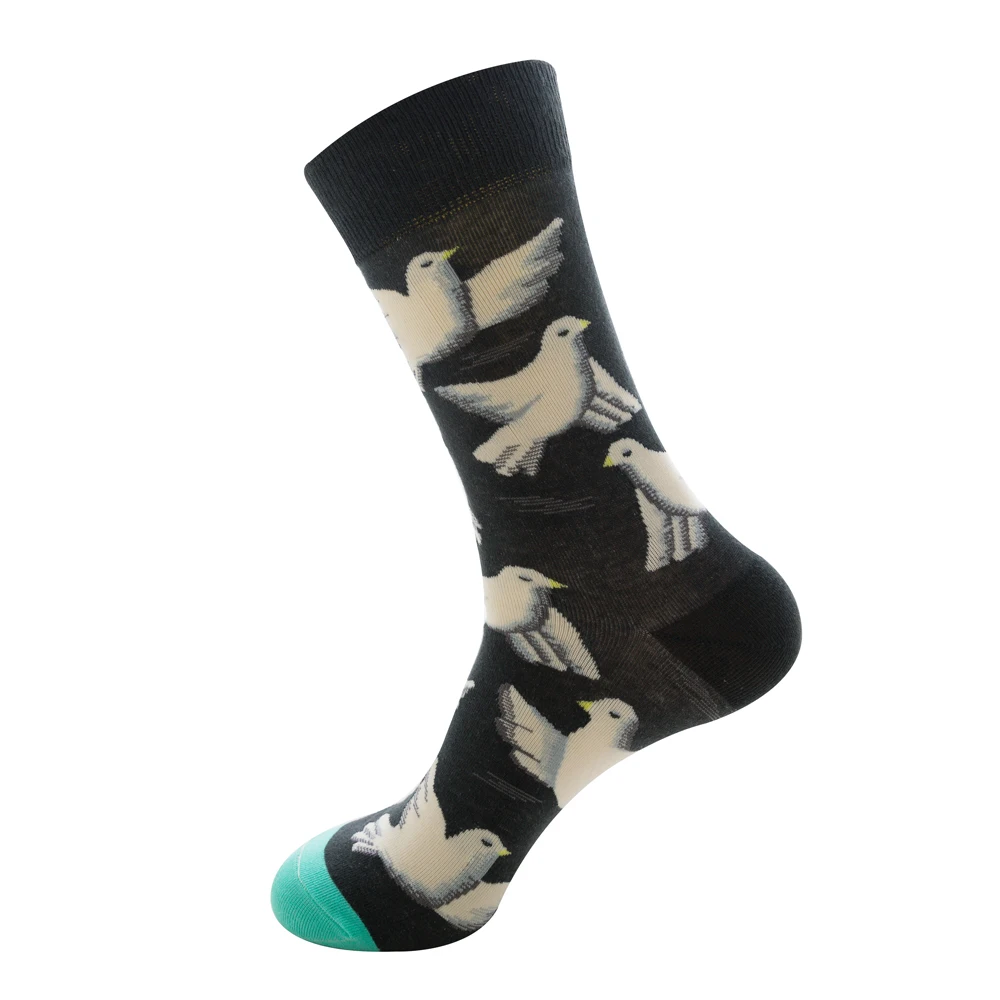 Носки meias мужские зимние хлопковые цветные coolmax красочные ntideslizante hombre
