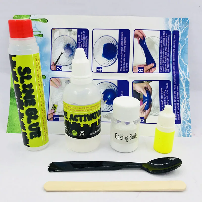 Пушистый Floam Slime Набор для изготовления пластилина, Набор для изготовления кристаллов, полимерная глина для детских подарков, Детская образовательная глина, игрушка