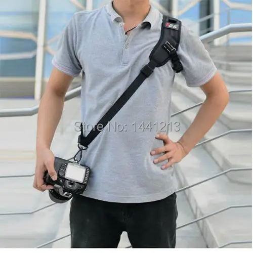 

Quick Rapid Carry Speed Sling Strap For Dslr Camera 7D 5D Mark II D800 A77 5D Mark III 60D D3200 D90