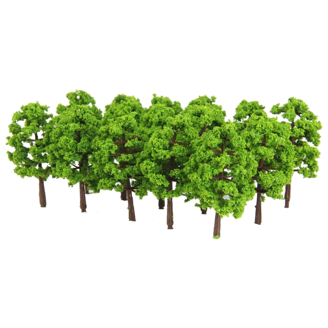 Plastic Model Tree Train Railway Landscape 1: 100 20 pcs. Darkgreen | Игрушки и хобби