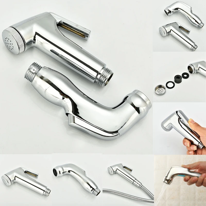 Toilet Sprinkler Docking Hand Shower Stainless Steel For Easy Control Portable
