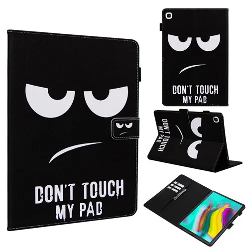 A09 Модная покрашенная Крышка корпуса для Samsung Galaxy Tab A 10,1 T510 T515 SM-T510 SM-T515 Funda Подставка для планшета оболочка+ пленка+ ручка - Цвет: A09