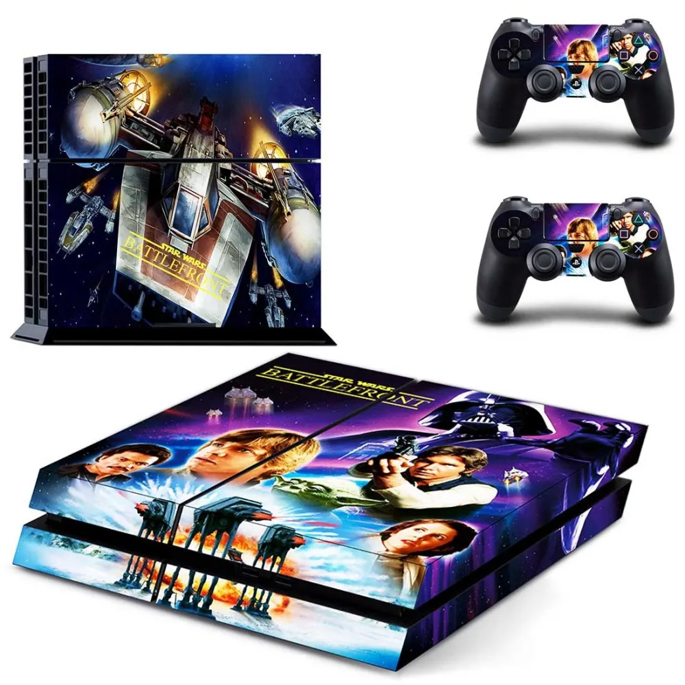 DPTM2206 PS4 Звездные войны виниловая наклейка Кожа Наклейка для Playstation 4 консоли и 2 контроллера Скины - Цвет: DPTM2206