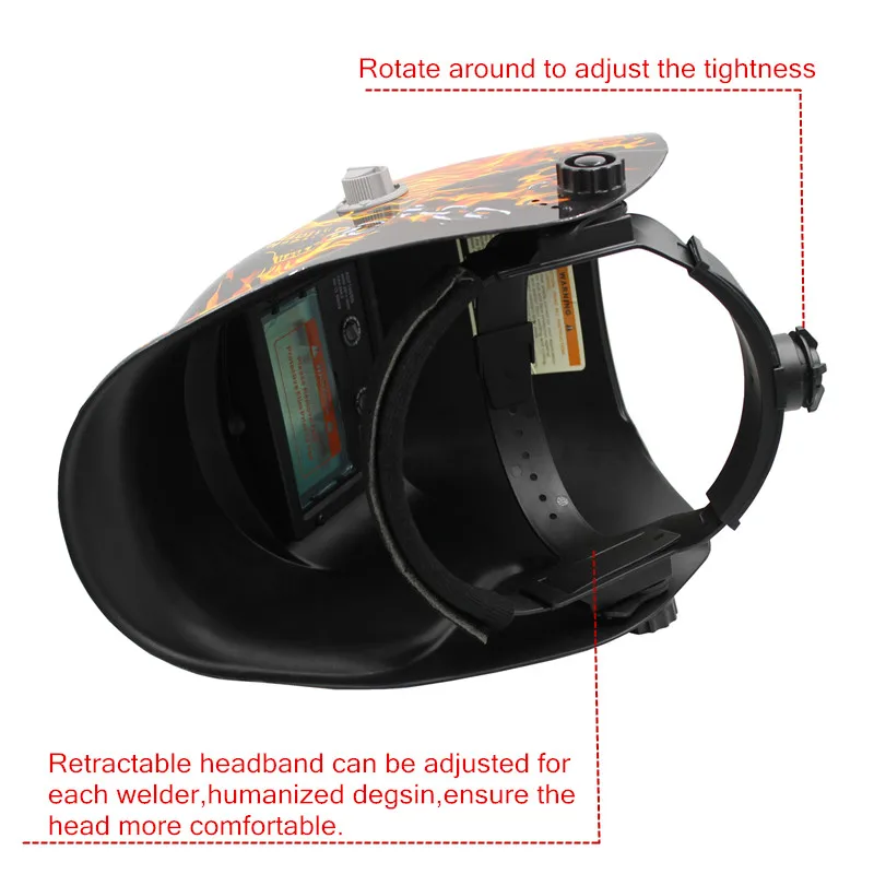Skull Solar auto darkening TIG MIG MMA electric welding mask/helmet/welder cap/welding lens for machine LYG-8530A | Инструменты