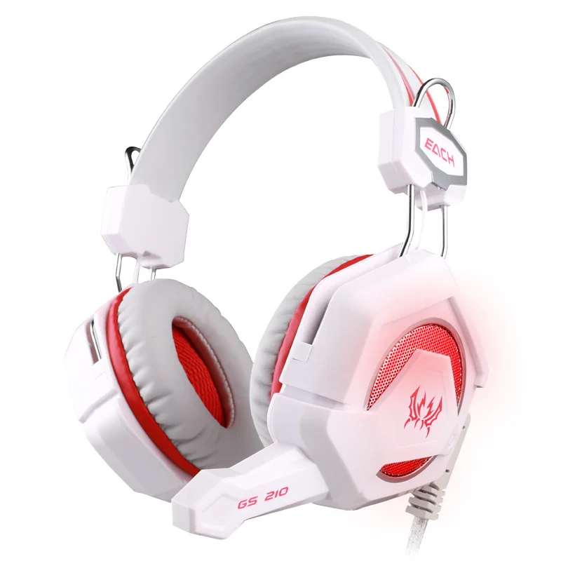 Kotion каждый GS210 игровой гарнитуры геймера проводные наушники стерео с микрофоном