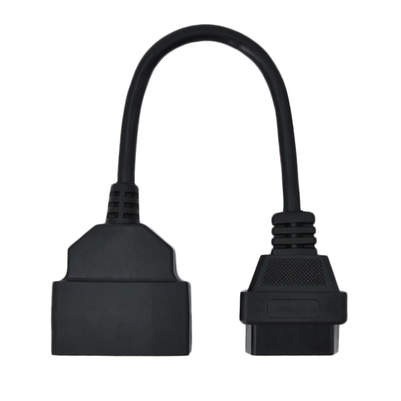Для Toyota 22Pin к OBDII 16 контактный гнездовой разъем адаптер кабель DLC для 17pin OBD