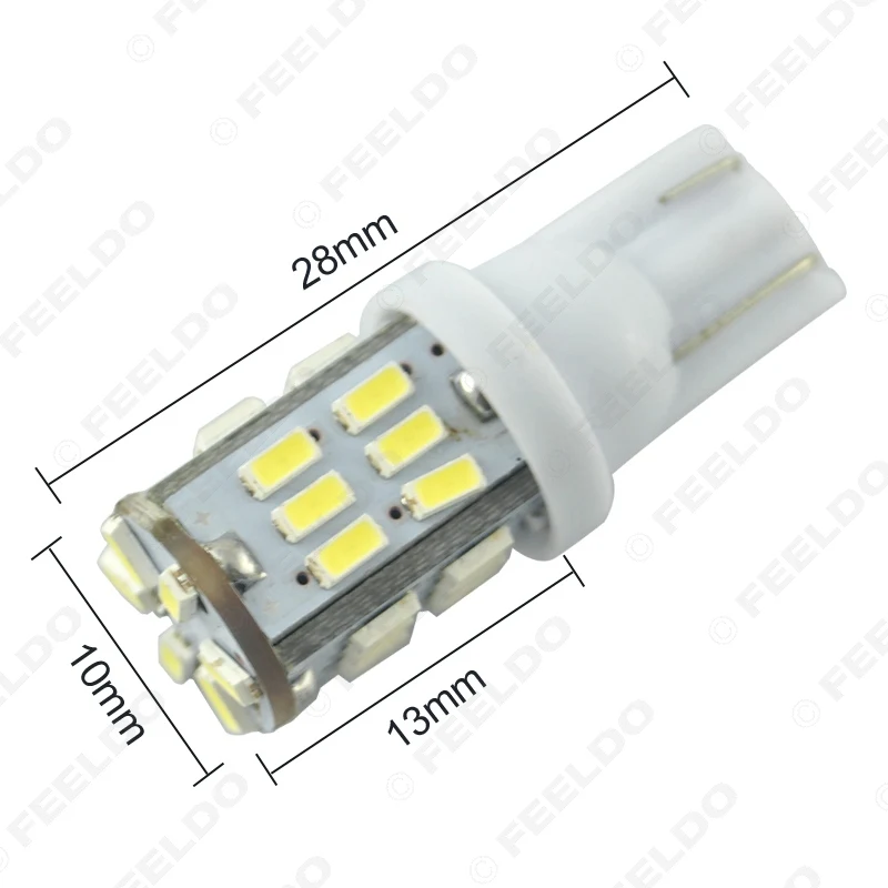 1 шт. супер белый 3 Вт T10 W5W 3014 чип 30SMD Canbus безошибочный автомобильный габаритный