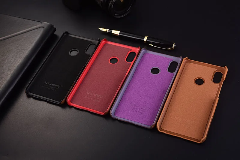 Чехол для Xiaomi Redmi Note 5 KEZiHOME, роскошный хит цвета, натуральная кожа, твердая задняя крышка, Капа для Redmi Note 5 Pro, чехол для телефона s