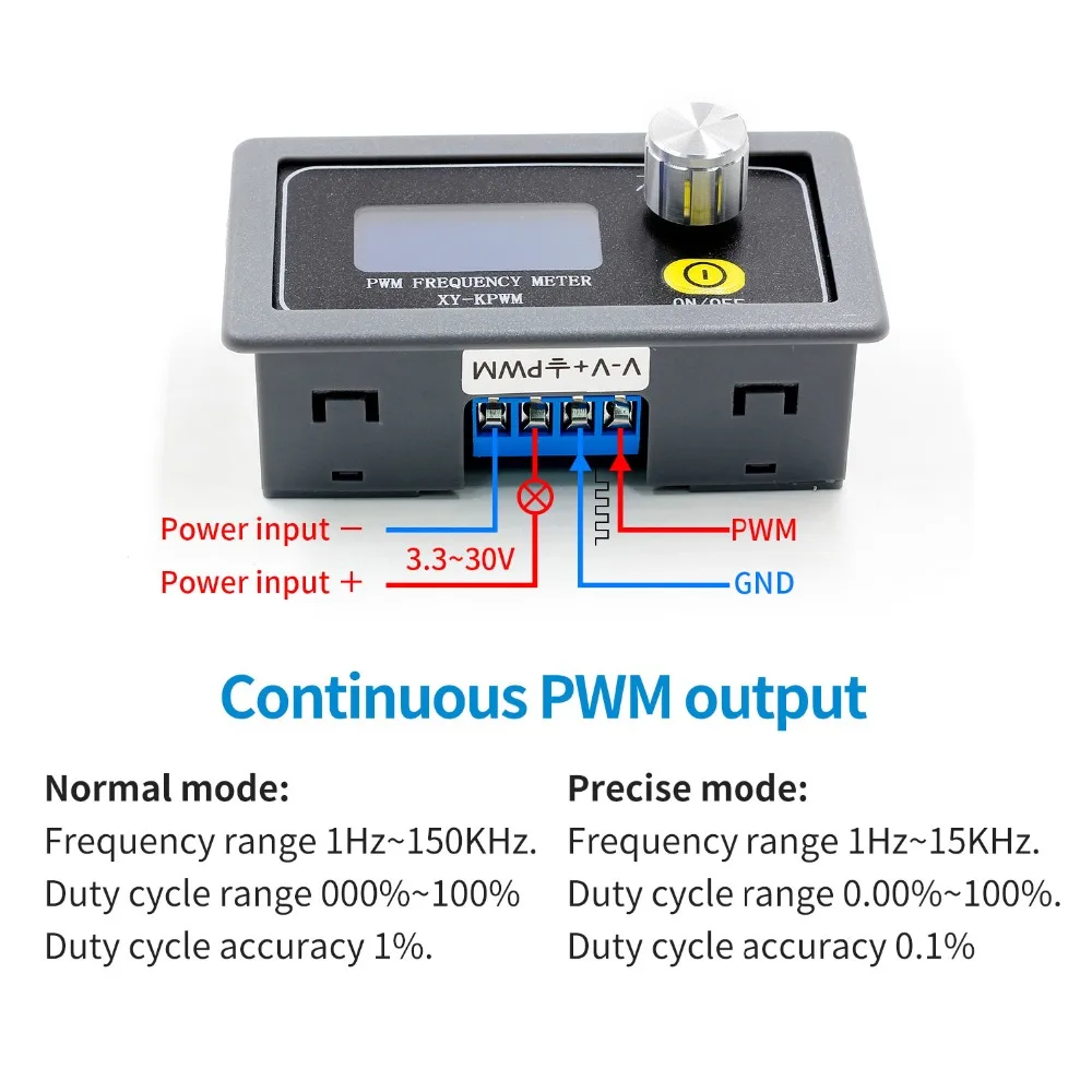 XY-PWM генератор сигналов 1-канальный 1Hz-150KHz шим частота импульсов рабочий цикл регулируемый модуль ЖК-дисплей Дисплей