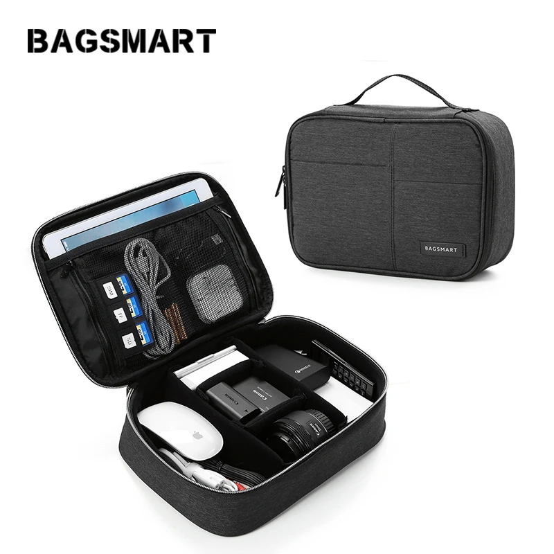 Нейлоновые электронные аксессуары BAGSMART дорожная сумка водонепроницаемый