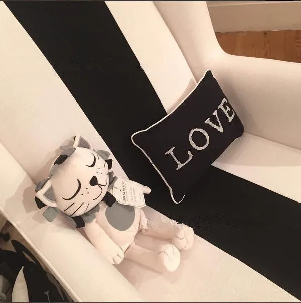 Новые детские мягкие игрушки в форме льва кота куклы для детской комнаты кровать