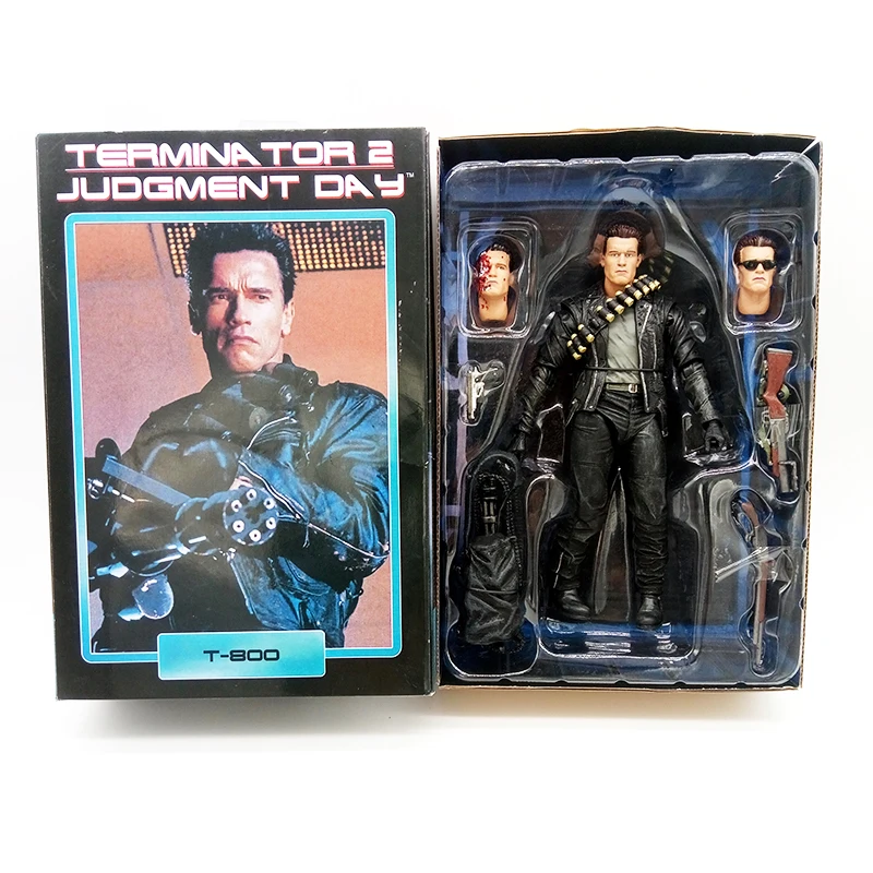 NECA 18 см робот T 800 Figma Терминатор Судный день Арнольд Шварценеггер иностранцы