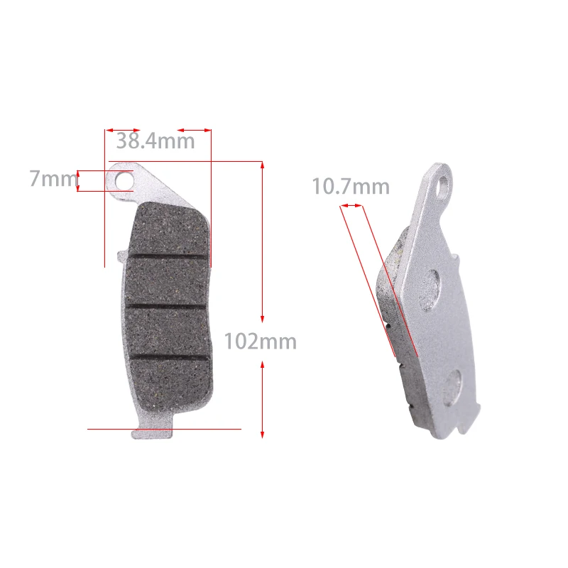 1 комплект мотоциклетные передние и задние тормозные колодки высокого качества