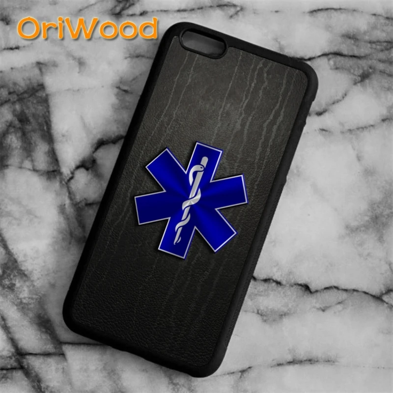 Медицинский чехол OriWood EMT EMS для iPhone 5 6 s 7 8 plus X XR XS 11 12 pro max Samsung Galaxy S6 S7 edge S8 S9 S10 plus|cover