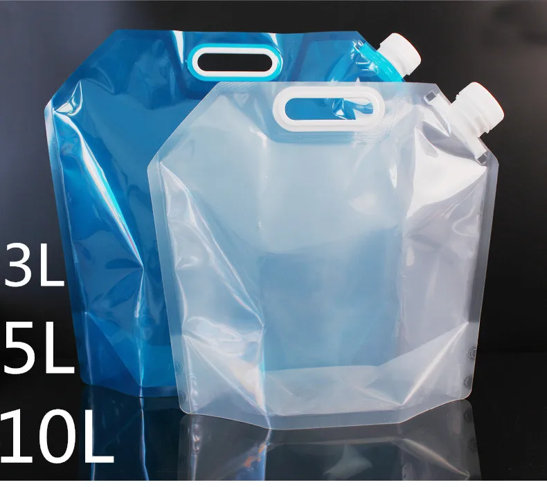 

Free Shipping 3L 5L10L capacity collapsible water bag outdoor camping lightweight lightweight bucket tasteless safety sea B1
