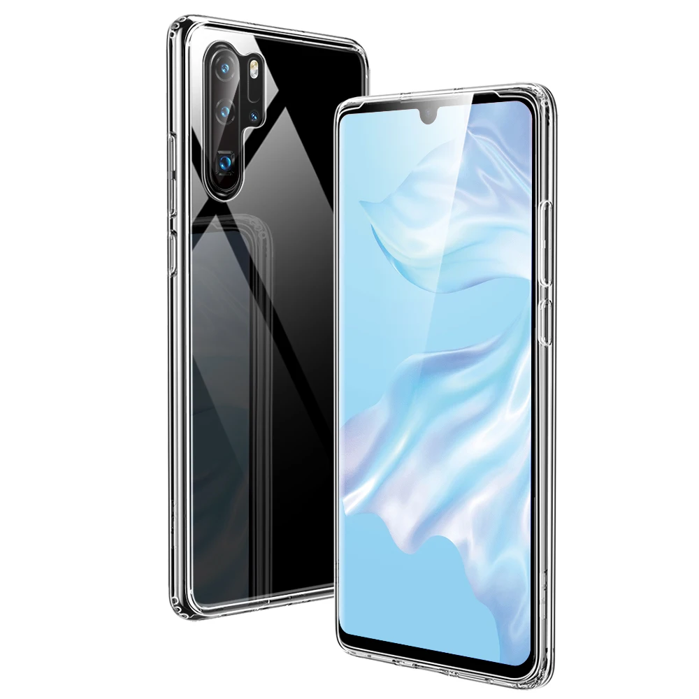 Чехол из закаленного стекла ESR для huawei P30 P30 Pro Полное заднее покрытие Мягкий ТПУ Край силиконовый стеклянный чехол s для huawei P30 P30 Pro