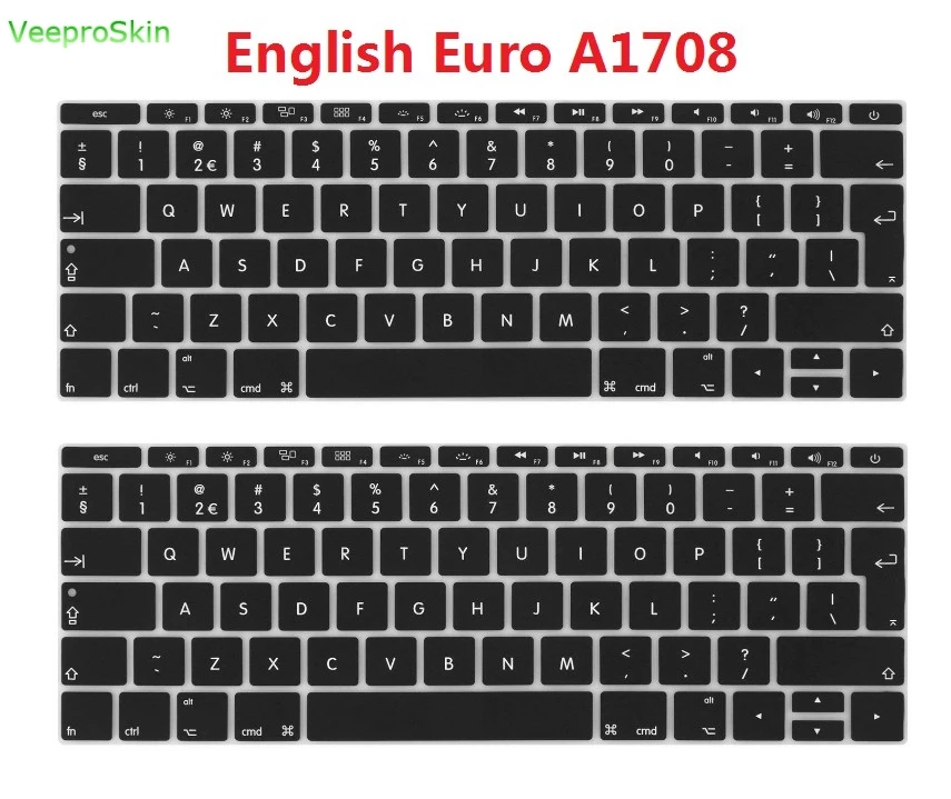 ЕС раскладная крышка клавиатуры для MacBook Pro 13 дюймов 2017 и 2016 выпуск A1708 без