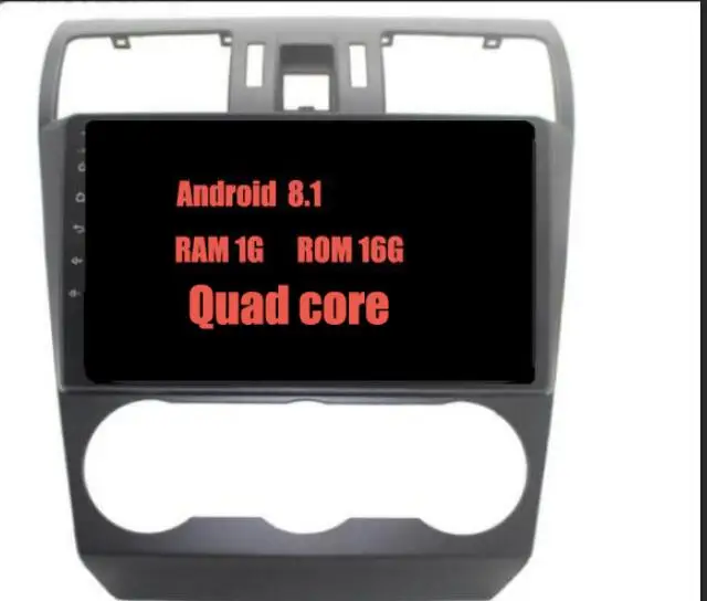 Android 10,0 автомобильный dvd-плеер для Forester Subaru WRX XV Crosstrek 16 2013 gps навигация радио авто стерео головное устройство - Цвет: 10.0 1G-16G 4Core