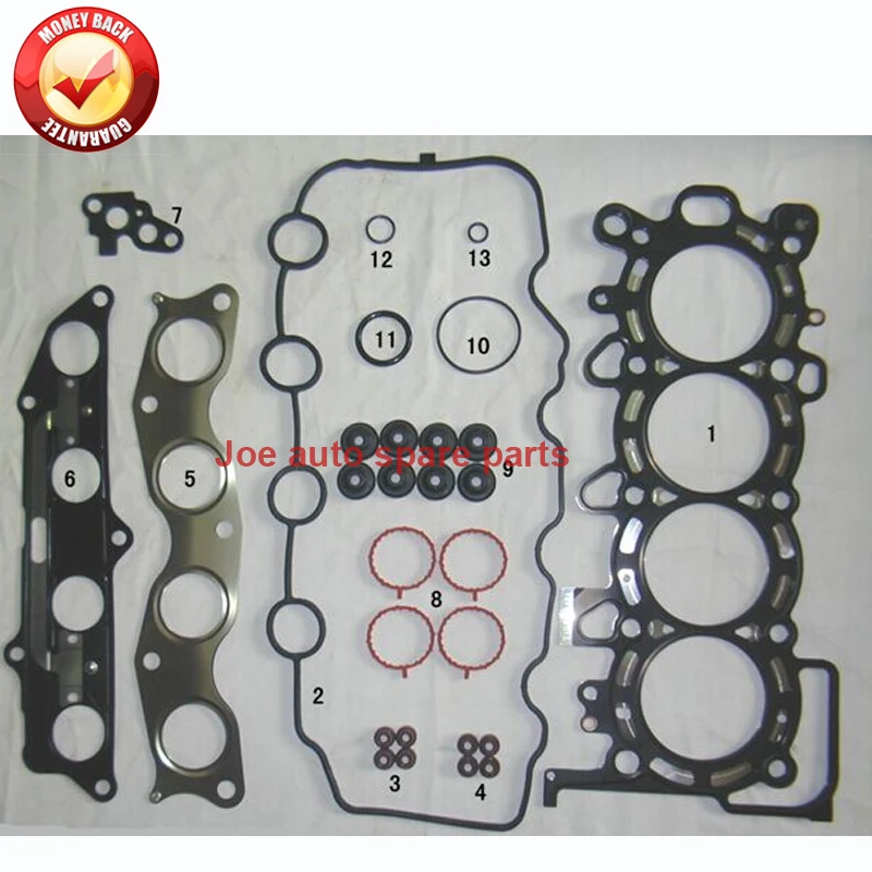 Полный комплект прокладок двигателя L12A2 L12A3 L13A1 L13A3 L13A5 для Honda Jazz II Fit Aria city 1 2 л 3л 4л