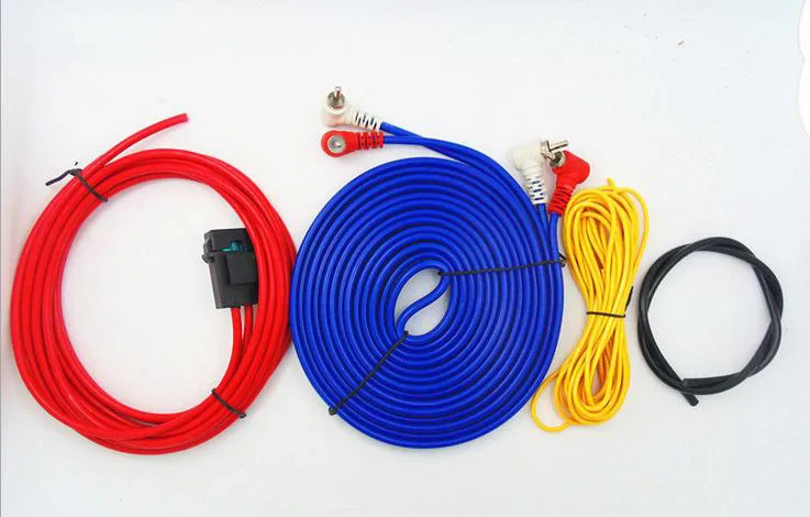 Автомобильный аудиопровод проводка усилитель сабвуфера 60 Вт длина 4 м