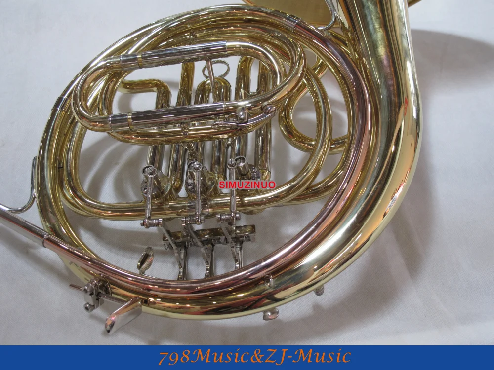 Золотистый лаковый 3 кнопочный Мини французский гудок карманный Гудок с