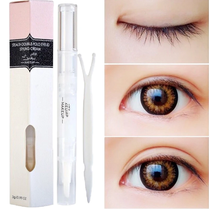 Волшебный крем с двойными веками невидимый водонепроницаемый клей не раздражает